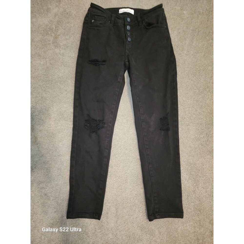 Kancan Jeans women Black Distressed Size 3/25